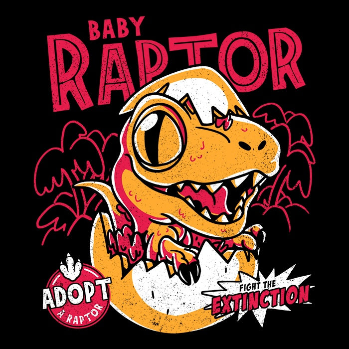 Women's V-Neck Baby Raptor T-Shirt