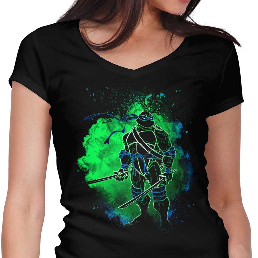 Donnie Illustrations' 'Soul of the Katanas' Women's V-Neck