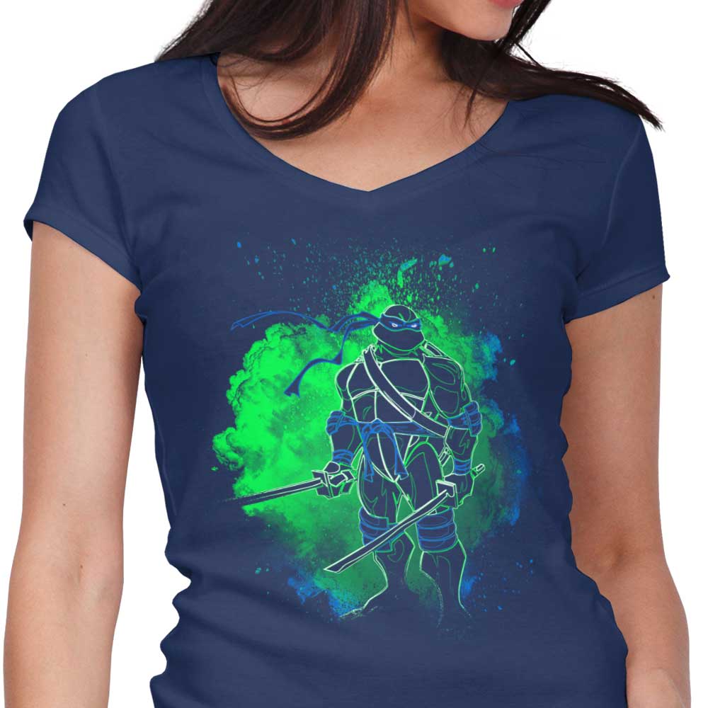 Donnie Illustrations' 'Soul of the Katanas' Women's V-Neck