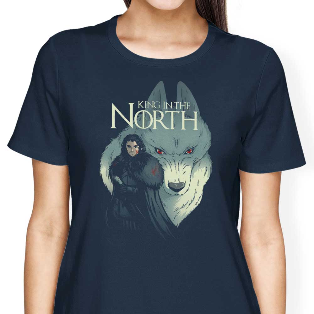 Stylish Wolf King Women's Cotton T-Shirts in Various Sizes