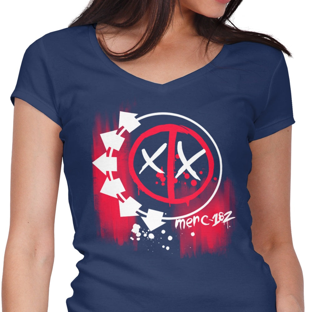 Merc-182 Women's Stylish V-Neck Top