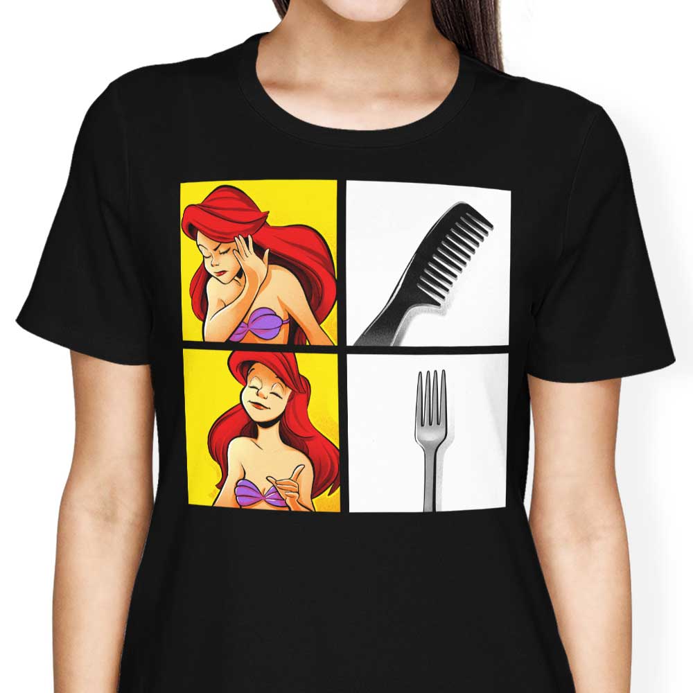 Alemaglia's Mermaid - Approved Women's T - Shirts in Various Sizes