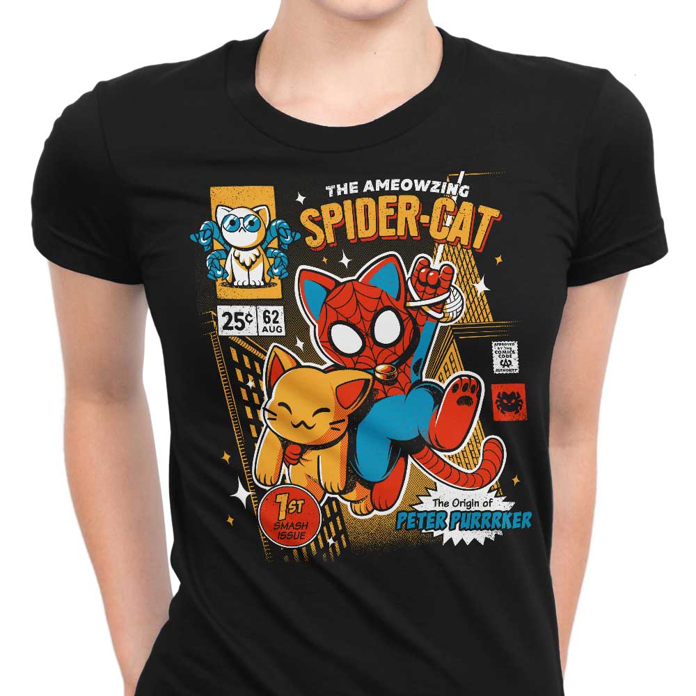 Fashionable Spider Cat Women's Clothing by Ilustrata