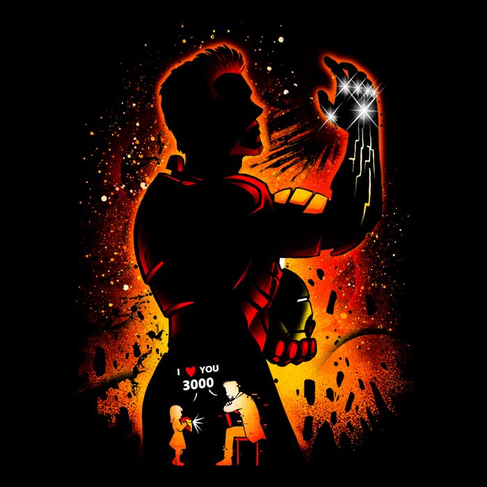 Women's V-Neck T-Shirt - The Iron Man Style