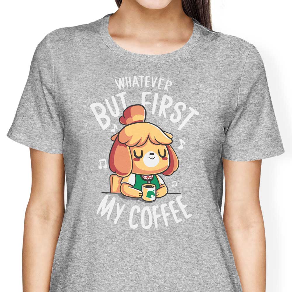 First My Coffee Women's Fashion Apparel - T-Shirts and Premium T-Shirts