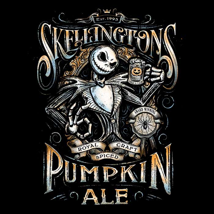 Skellington's Pumpkin Ale Women's Clothing - T-Shirts and Premium T-Shirts