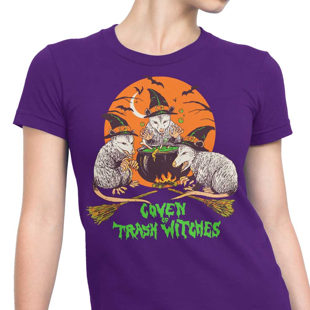 Stylish Women's Apparel: Coven of Trash Witches T-Shirts