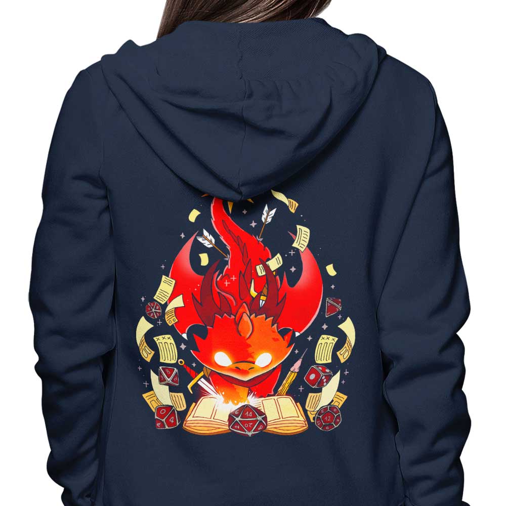 Dragon Dice Themed Zip Up and Pullover Hoodie Set