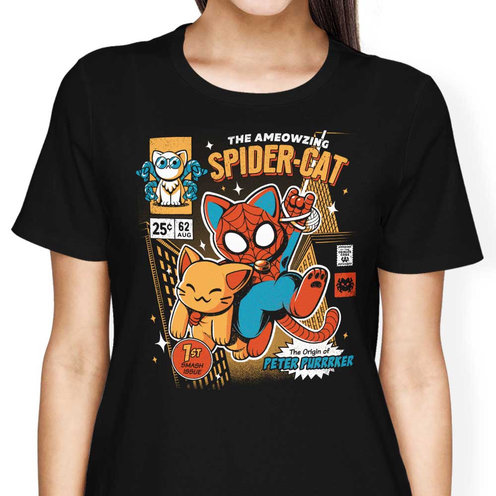 Fashionable Spider Cat Women's Clothing by Ilustrata