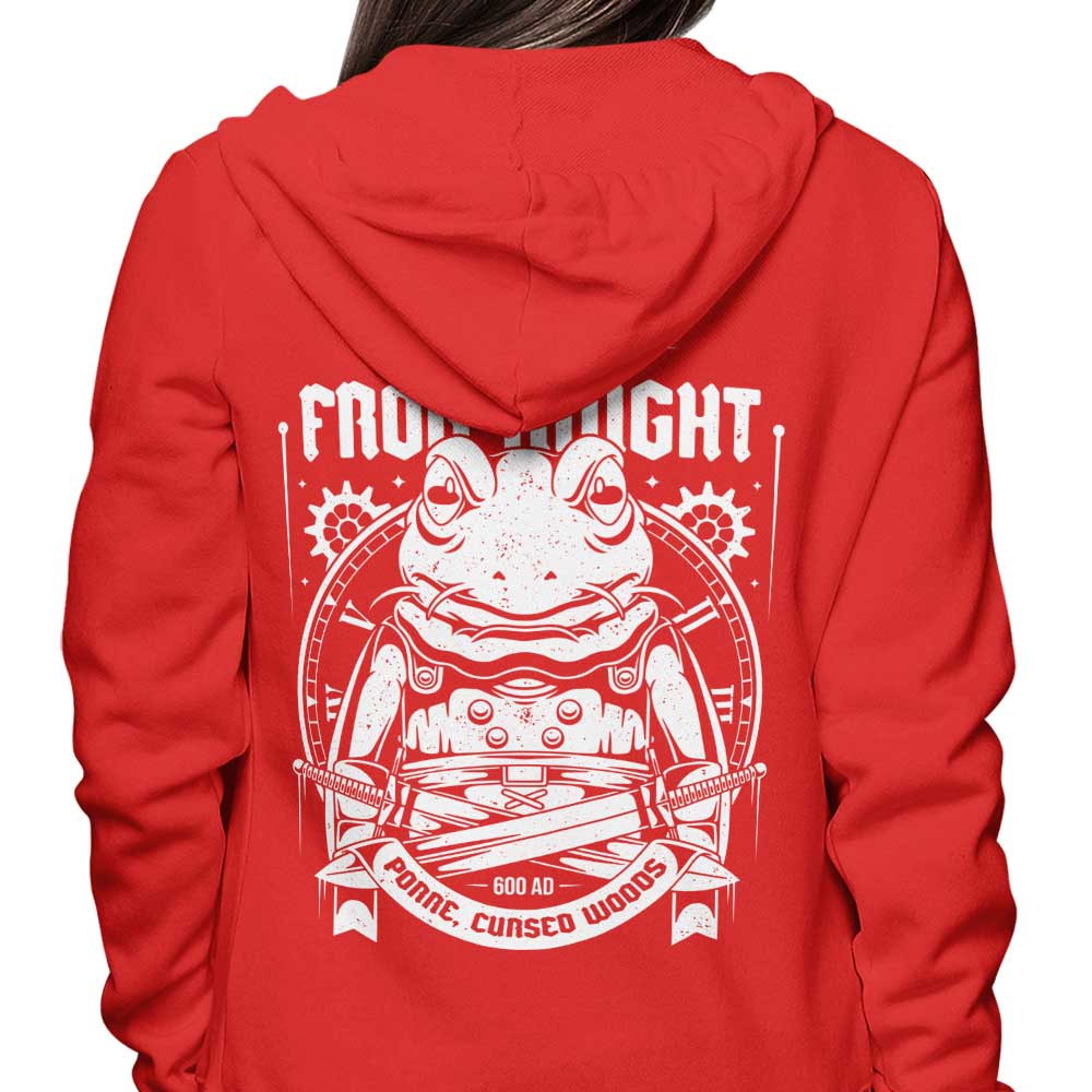 Alternative Frog Knight Stylish Hoodie by Alundrart Design