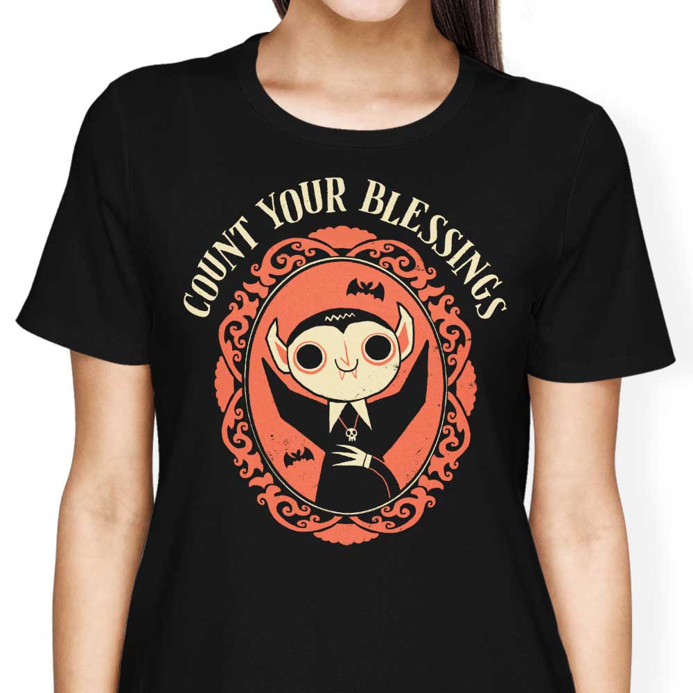 DinoMike's Count Your Blessings Women's Comfortable T-Shirts