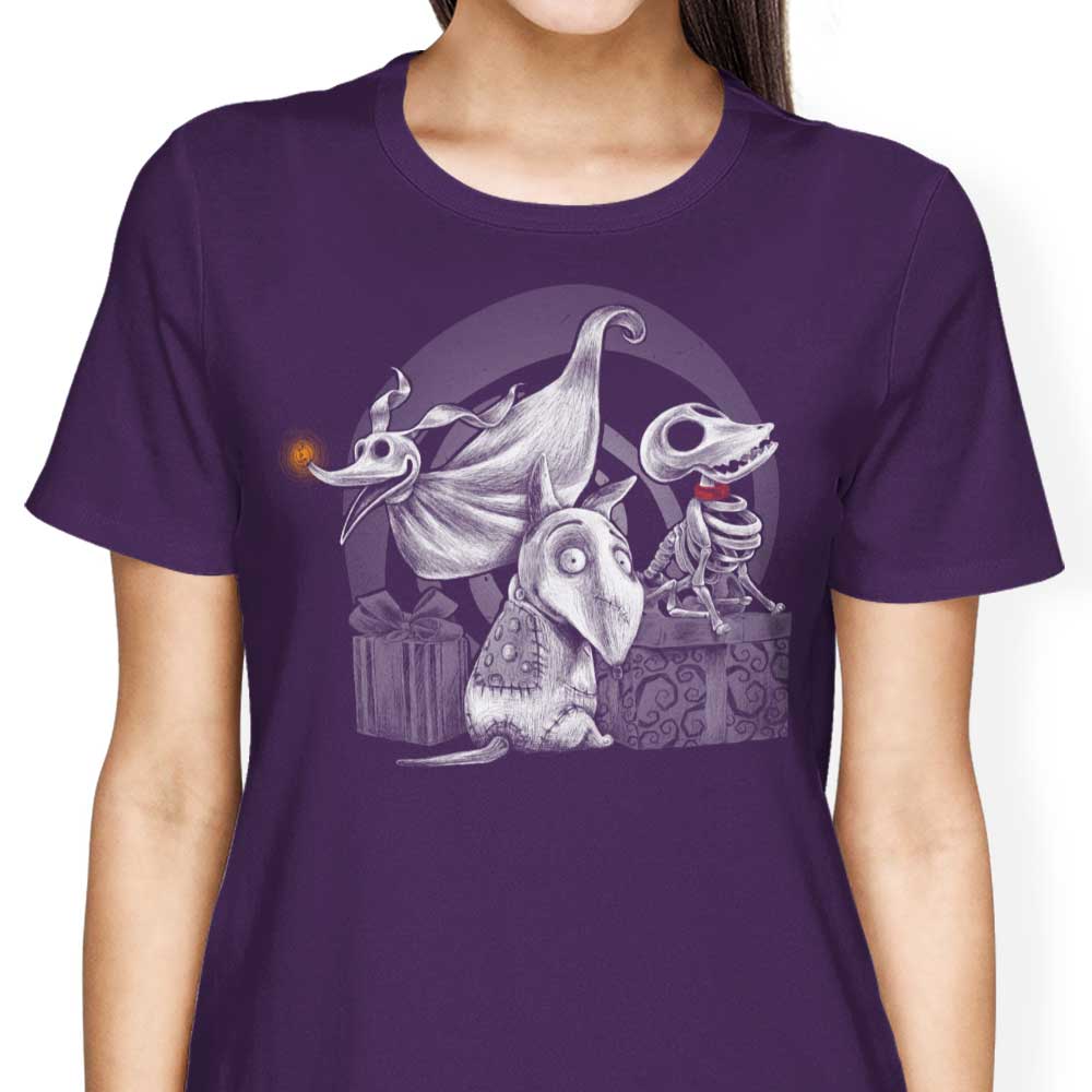 Eerie Dogs-themed Women's Clothing Apparel