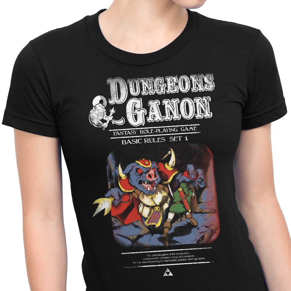Women's Dungeons and Ganon Themed Apparel - T-Shirts and Premium T-Shirts