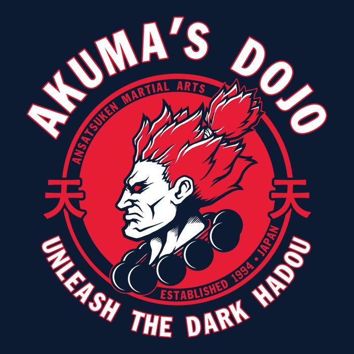 Women's Stylish V-Neck Demon Dojo T-Shirt