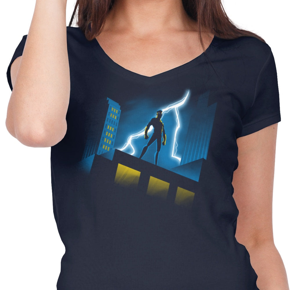 Women's V-Neck T-Shirt from the Hero Animated Series