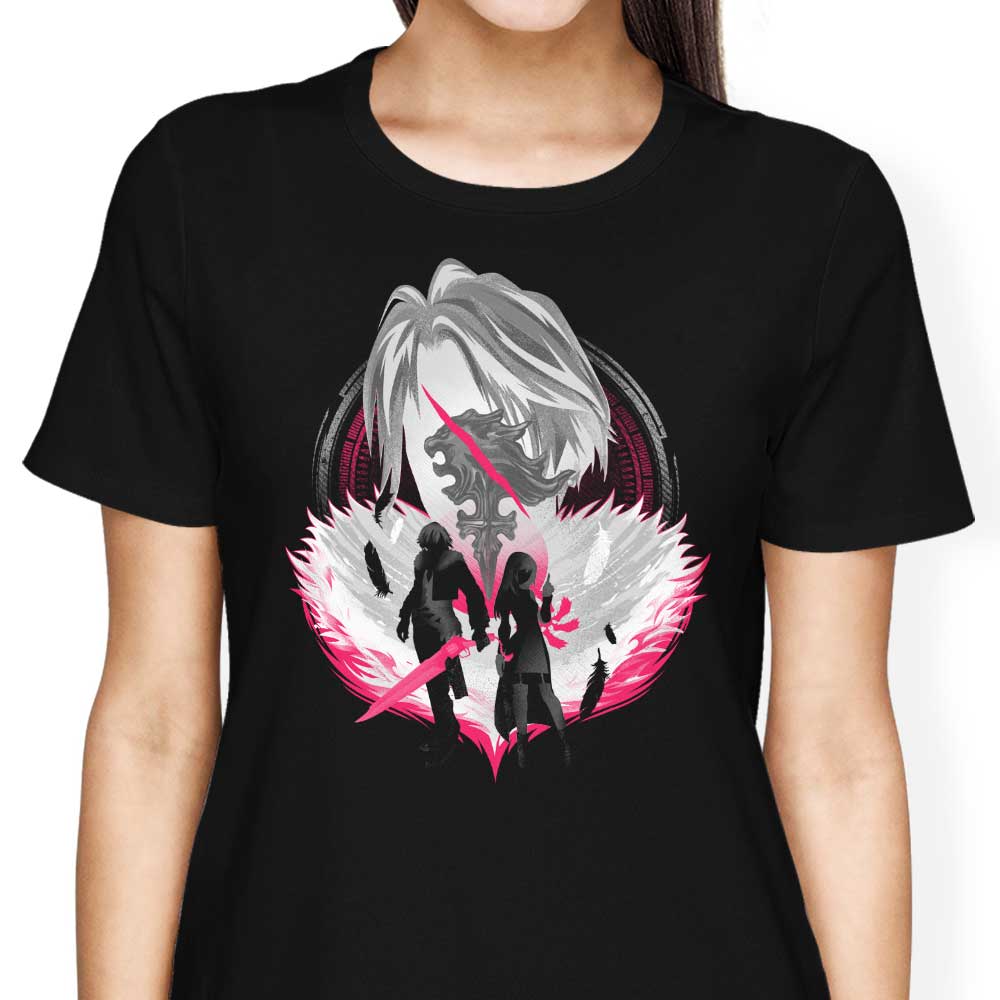 Women's Gunblade Silhouette Fashion Apparel - T-Shirts and Premium T-Shirts