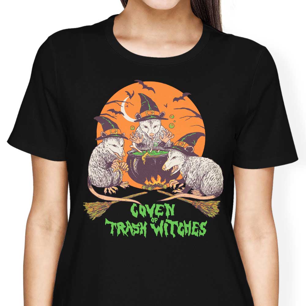 Stylish Women's Apparel: Coven of Trash Witches T-Shirts
