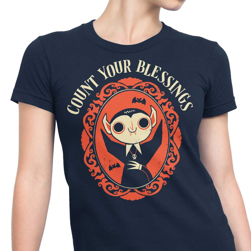 DinoMike's Count Your Blessings Women's Comfortable T-Shirts
