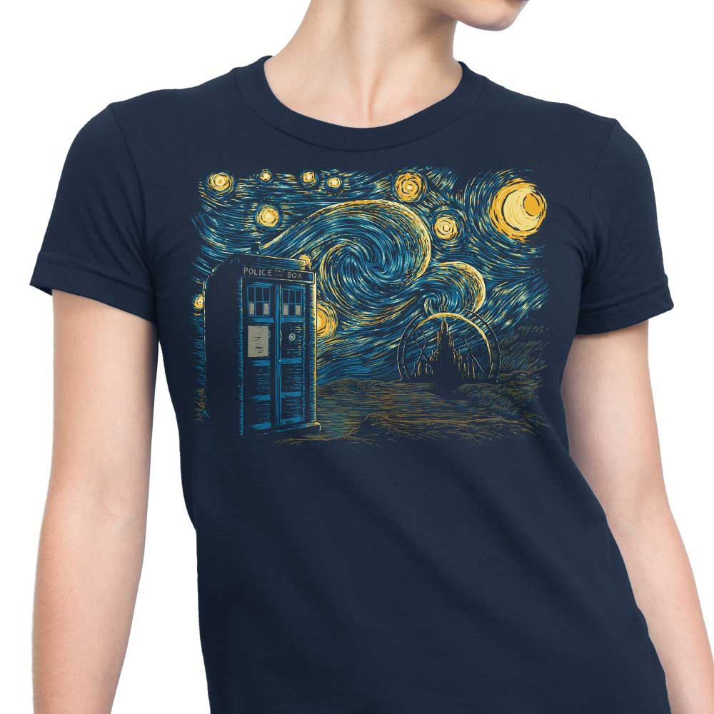 Starry Gallifrey Women's Fashionable Cotton T-Shirts