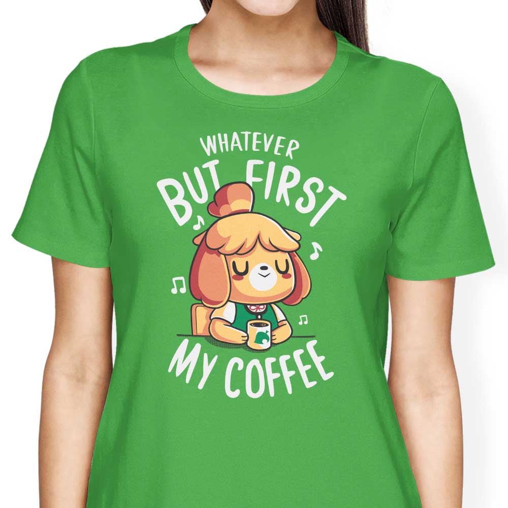First My Coffee Women's Fashion Apparel - T-Shirts and Premium T-Shirts