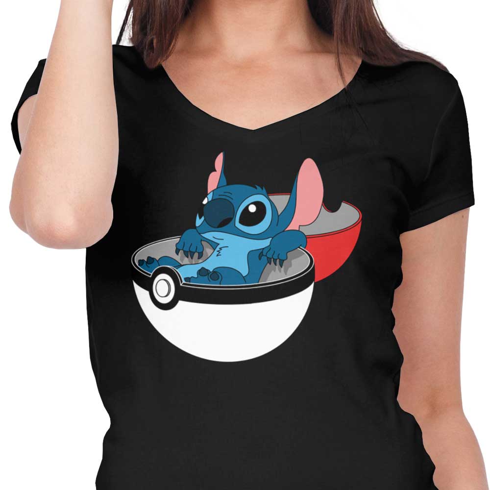 Stylish Women's V-Neck by Lilsquiggle - Style 626
