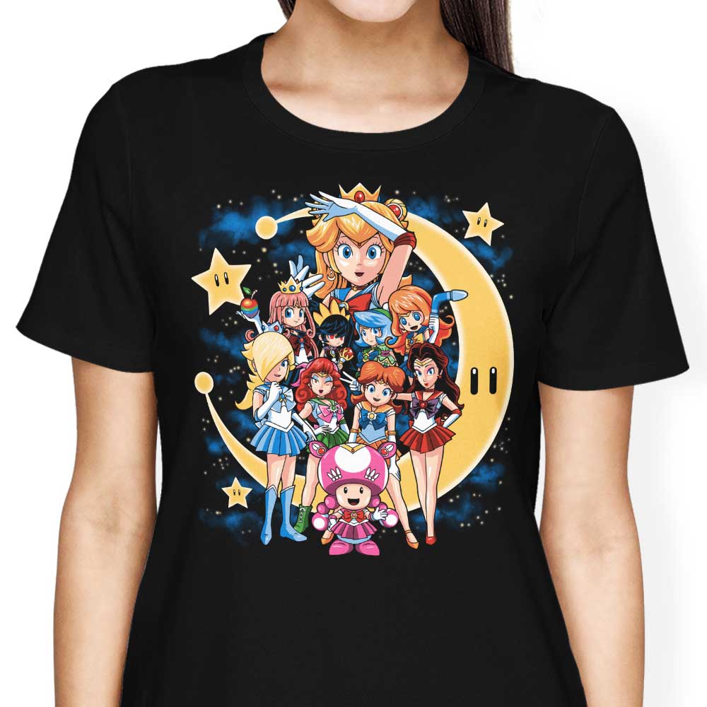 Prime Premne Design Women's Sailor Mushroom T-Shirts in Various Sizes
