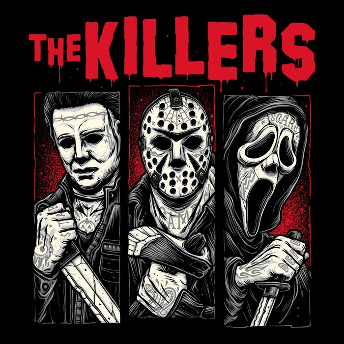 Glitchygorilla's Stylish Women's Tattooed Killers V-Neck