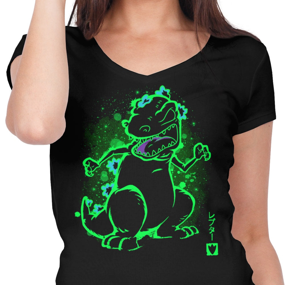 The Majestic Queen of the Ozone - Women's V-Neck T-Shirt