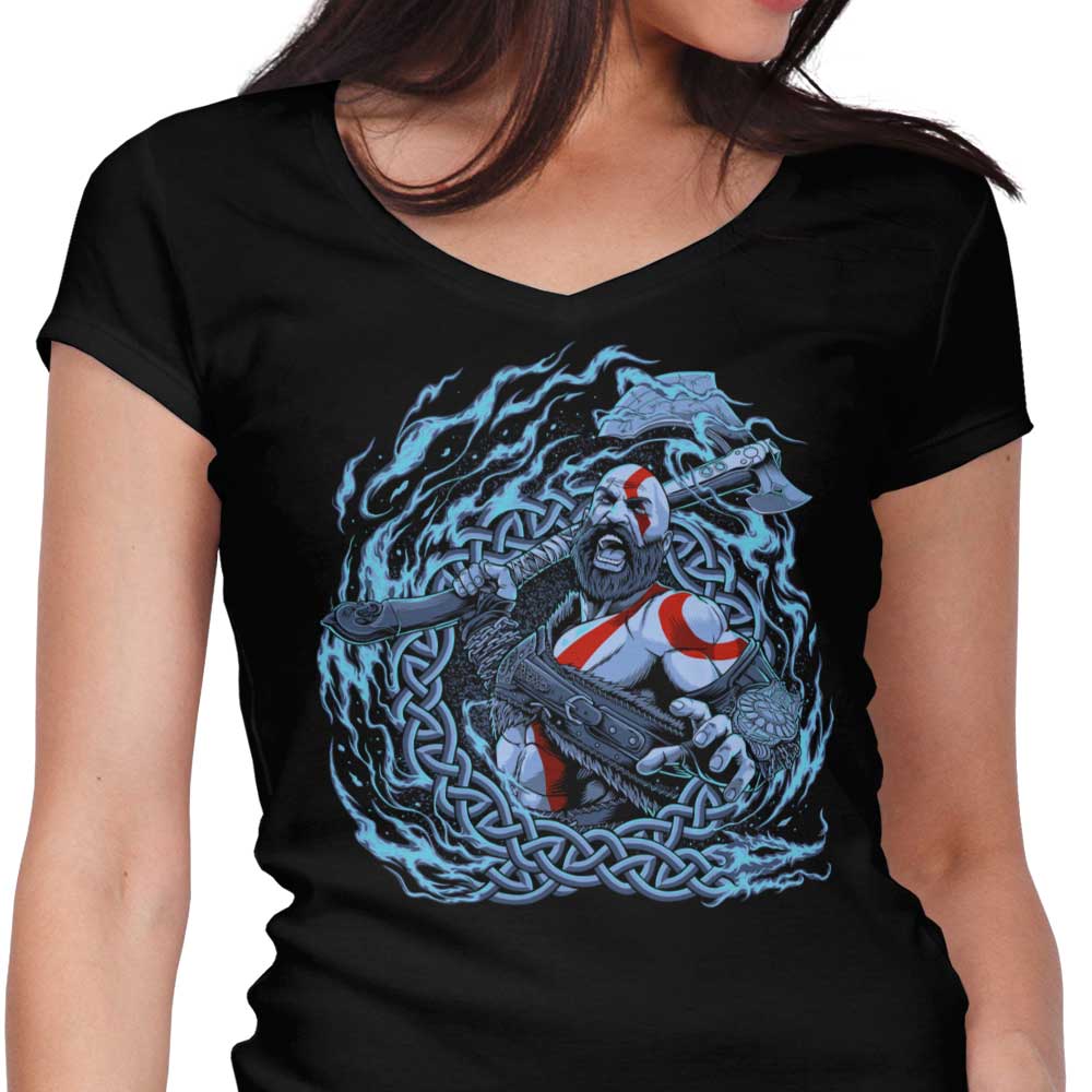 Women's Stylish V-Neck for Ragnarok Preparation