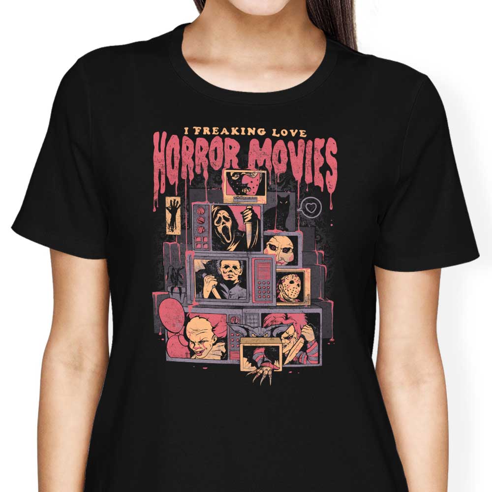 Women's Apparel - I'm Totally into Horror Movies