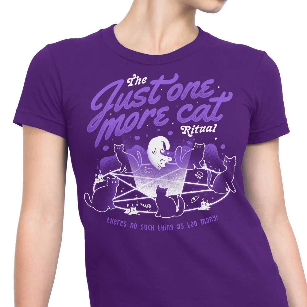 Just One More Cat Women's Clothing Apparel