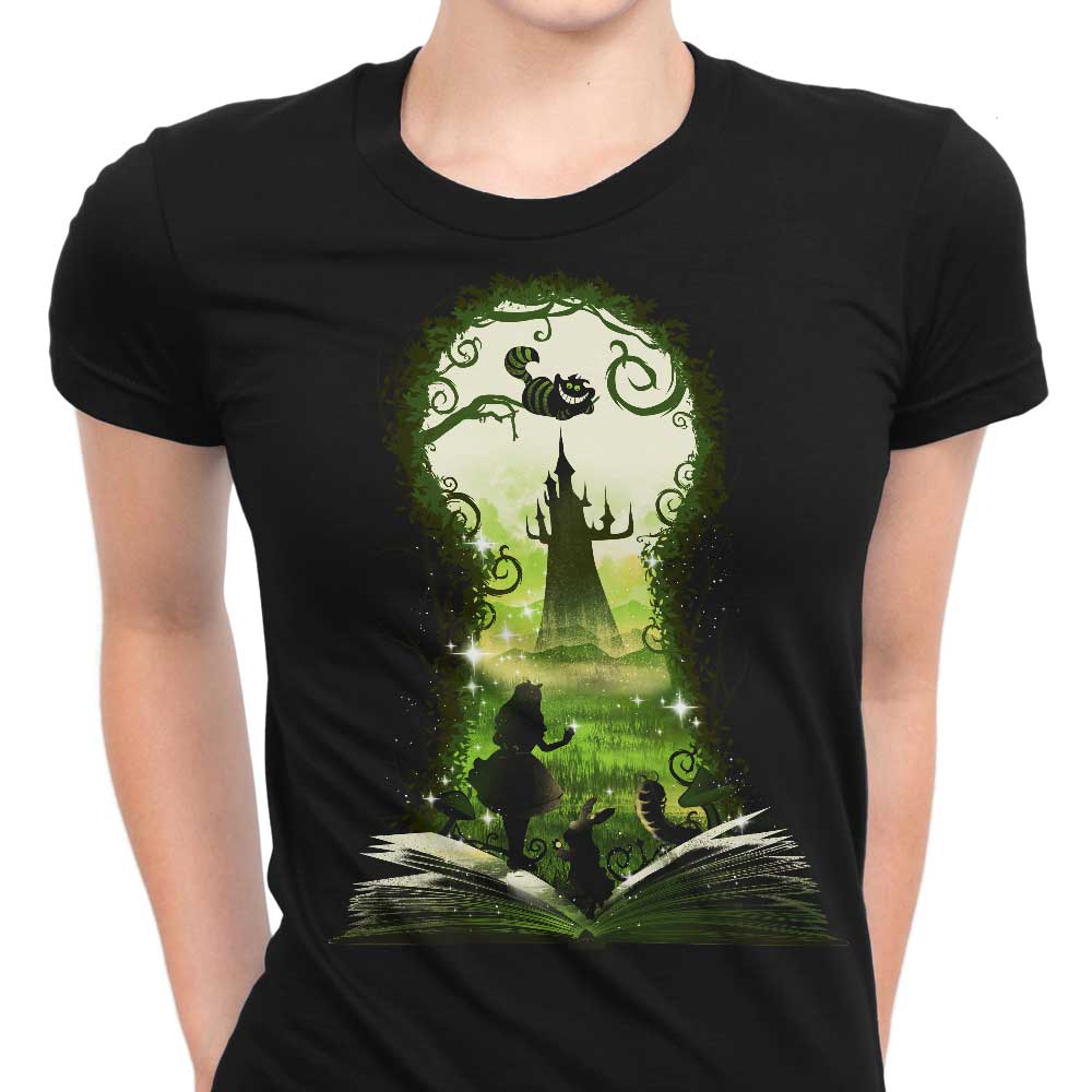 Wonderland Book Themed Women's Fashionable Apparel - T-Shirts