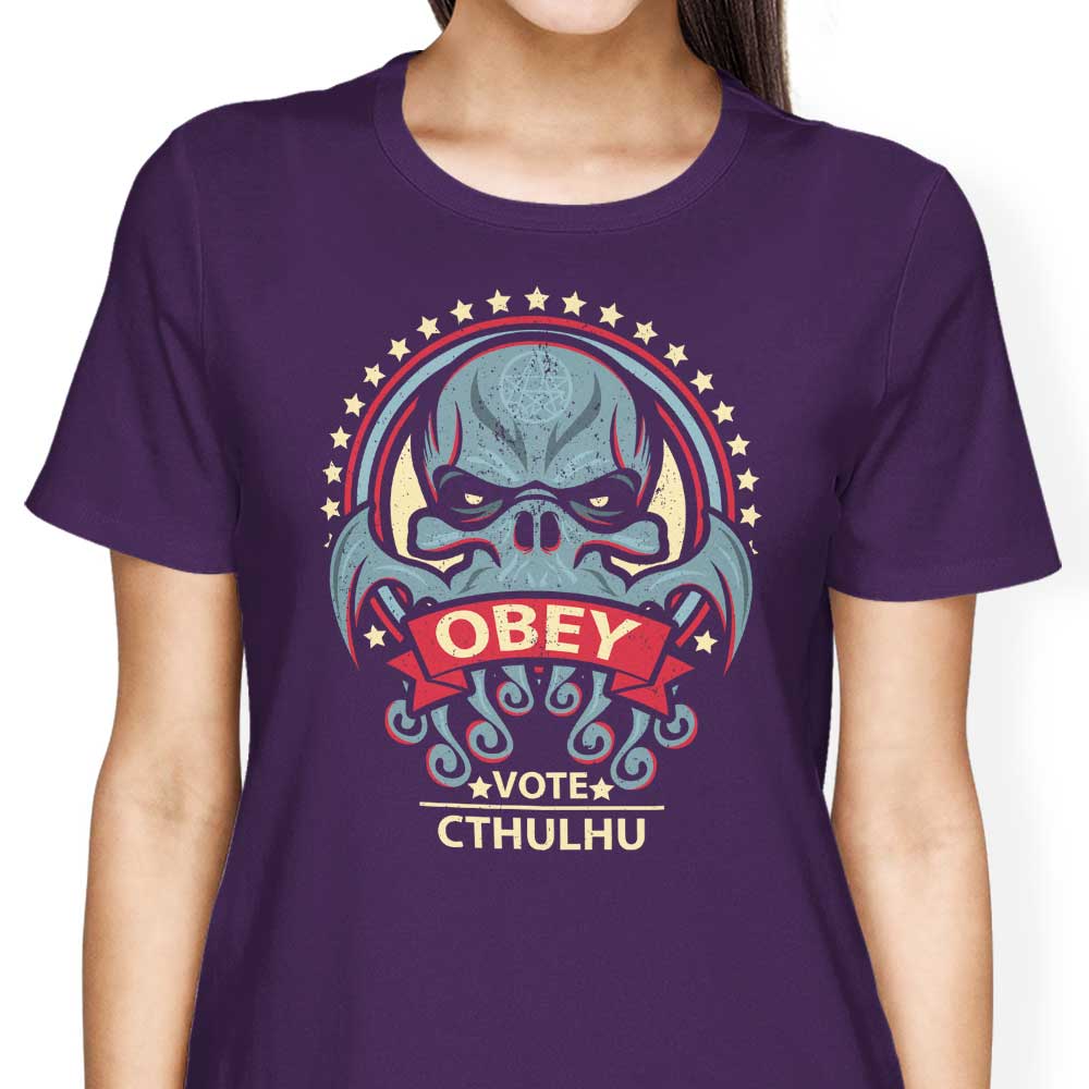 Vote Cthulhu Women's Stylish T-Shirts Collection