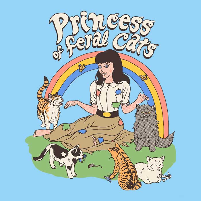 Women's Clothing - Princess of Feral Cats Apparel