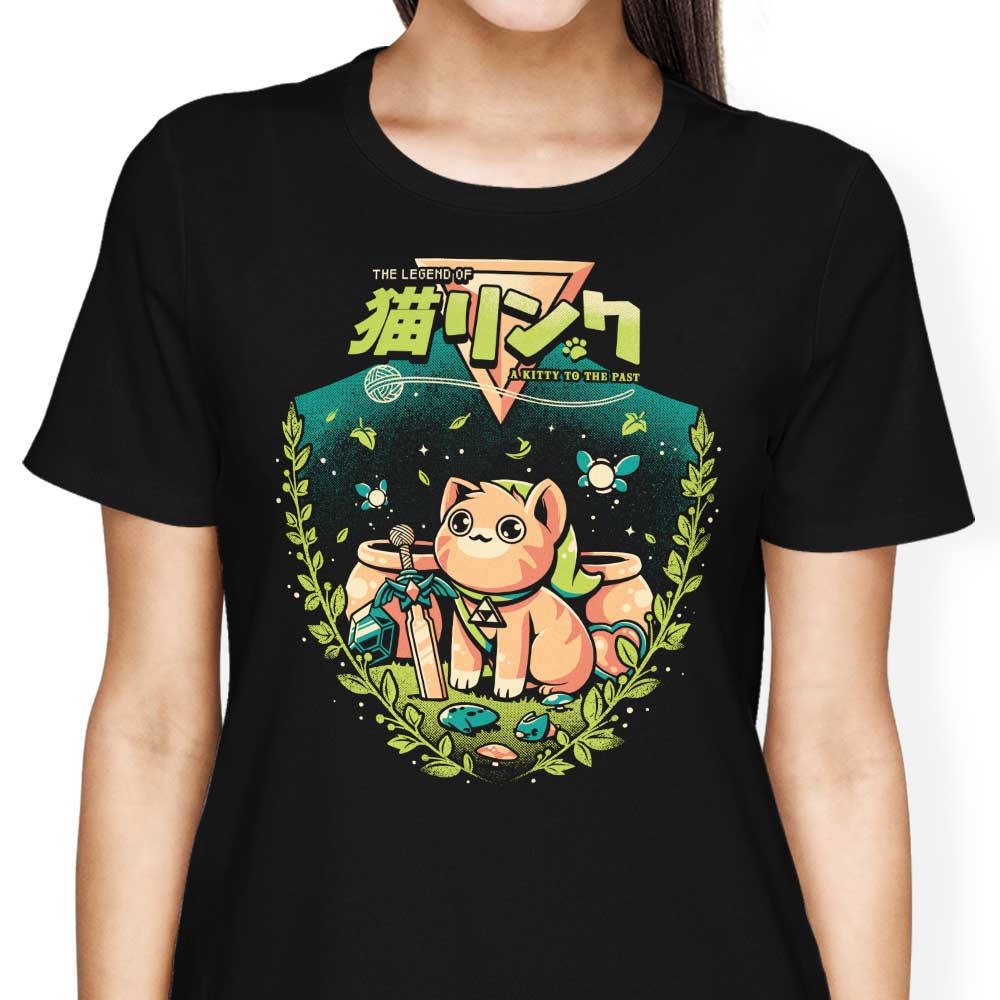 Women's Retro - Inspired Cat - Themed Apparel - A Cat to the Past