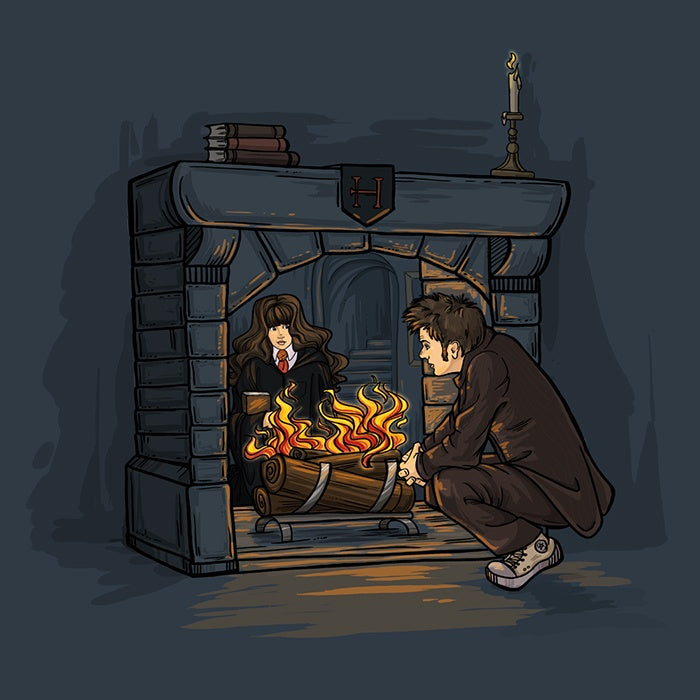 Enchanting 'The Witch in the Fireplace' Women's Apparel Collection