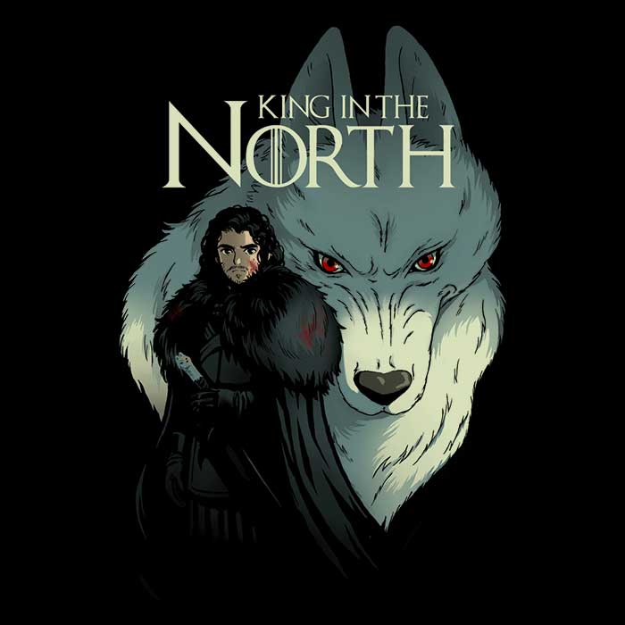 Stylish Wolf King Women's Cotton T-Shirts in Various Sizes