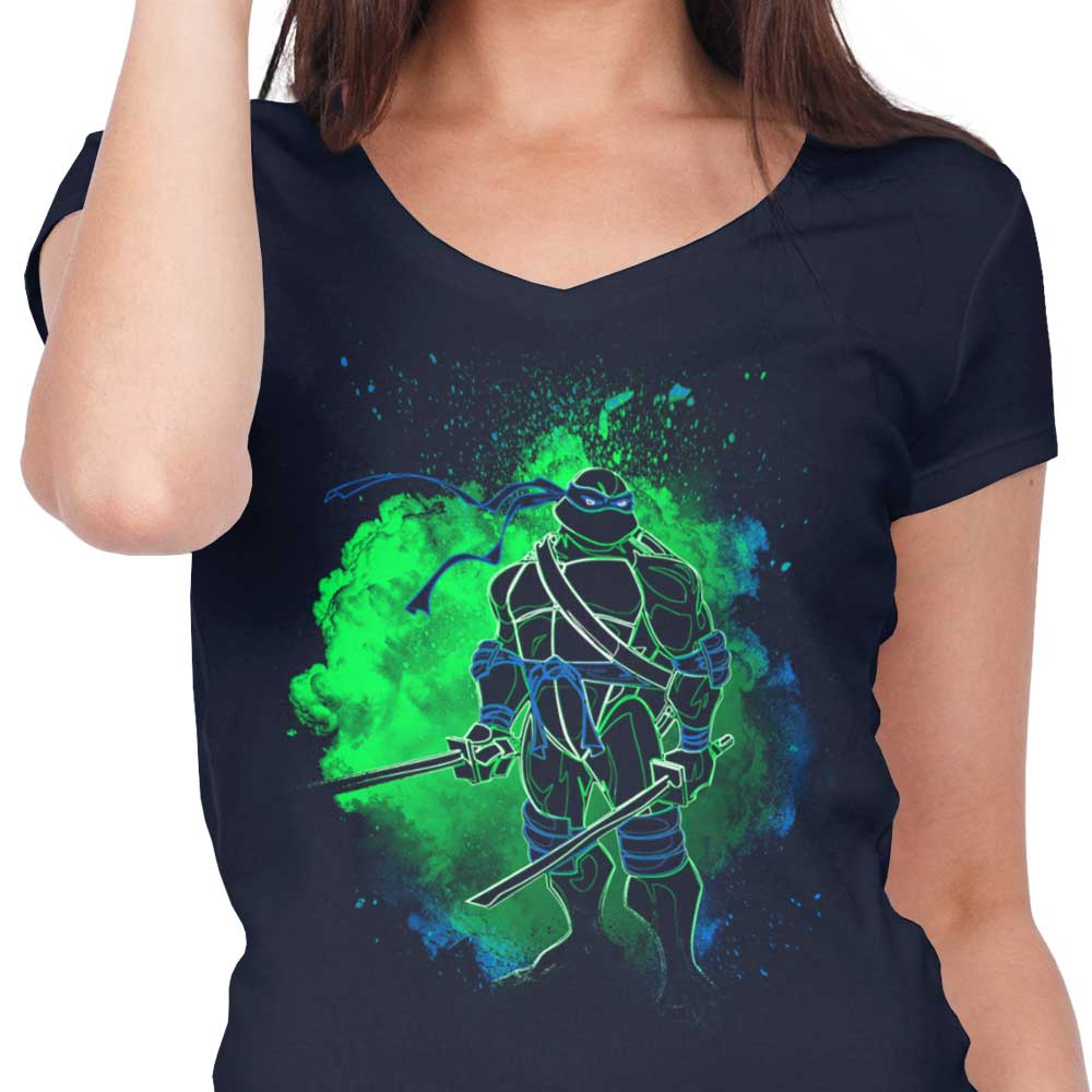 Donnie Illustrations' 'Soul of the Katanas' Women's V-Neck