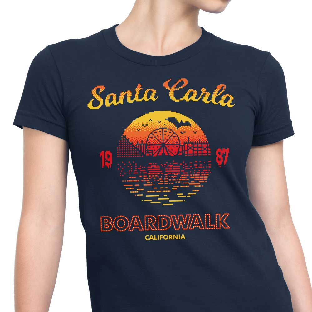 Stationjack's Santa Carla Sunset Women's Fashion Apparel - T-Shirts Collection
