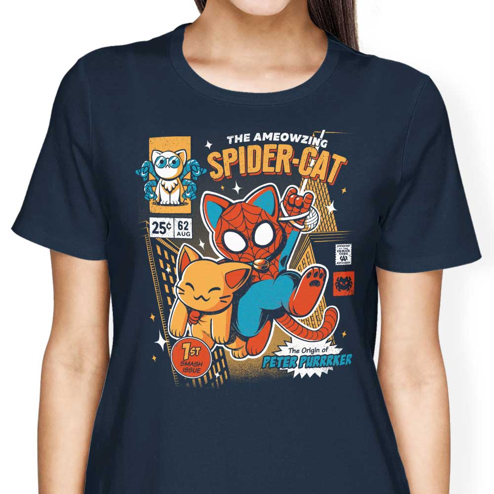 Fashionable Spider Cat Women's Clothing by Ilustrata