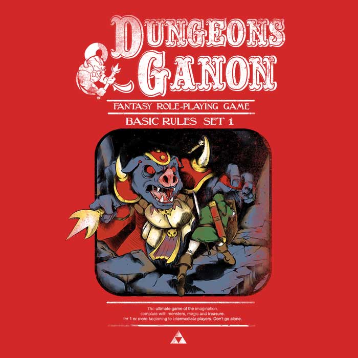 Women's Dungeons and Ganon Themed Apparel - T-Shirts and Premium T-Shirts