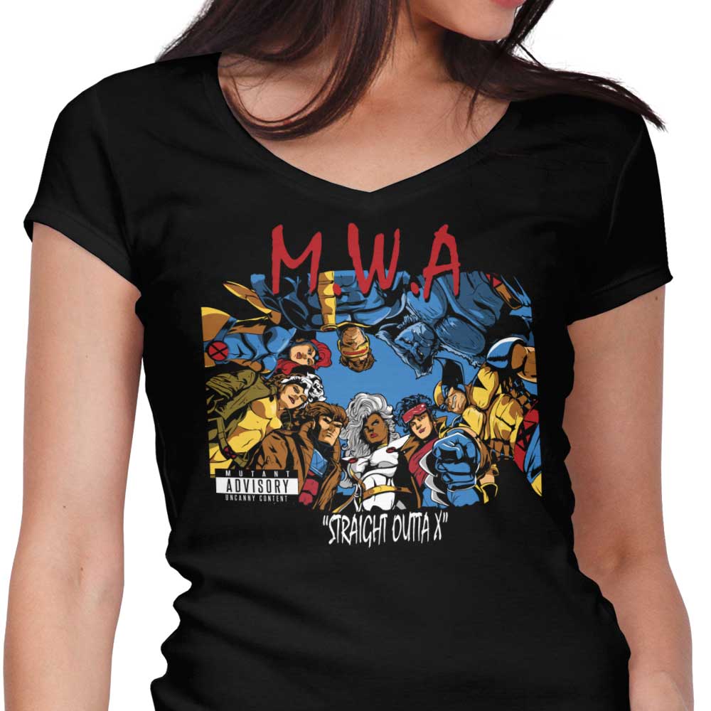 Straight Outta X - Women's V-Neck