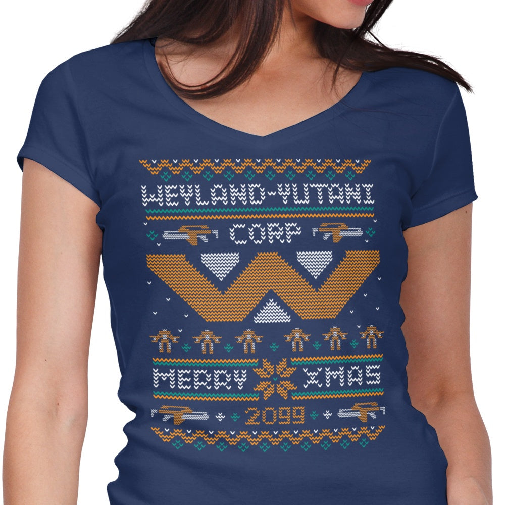 Stylish Women's Merry Xenomas V-Neck Top