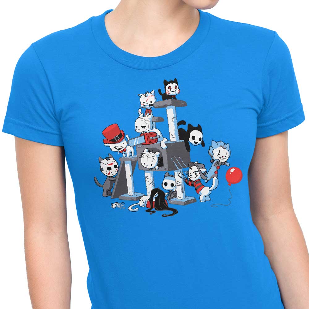 Scary Cat Themed Women's Clothing - T-Shirts and Premium T-Shirts