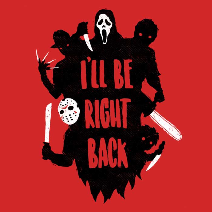 DinoMike's 'I'll Be Right Back' Stylish Women's T-Shirts Collection