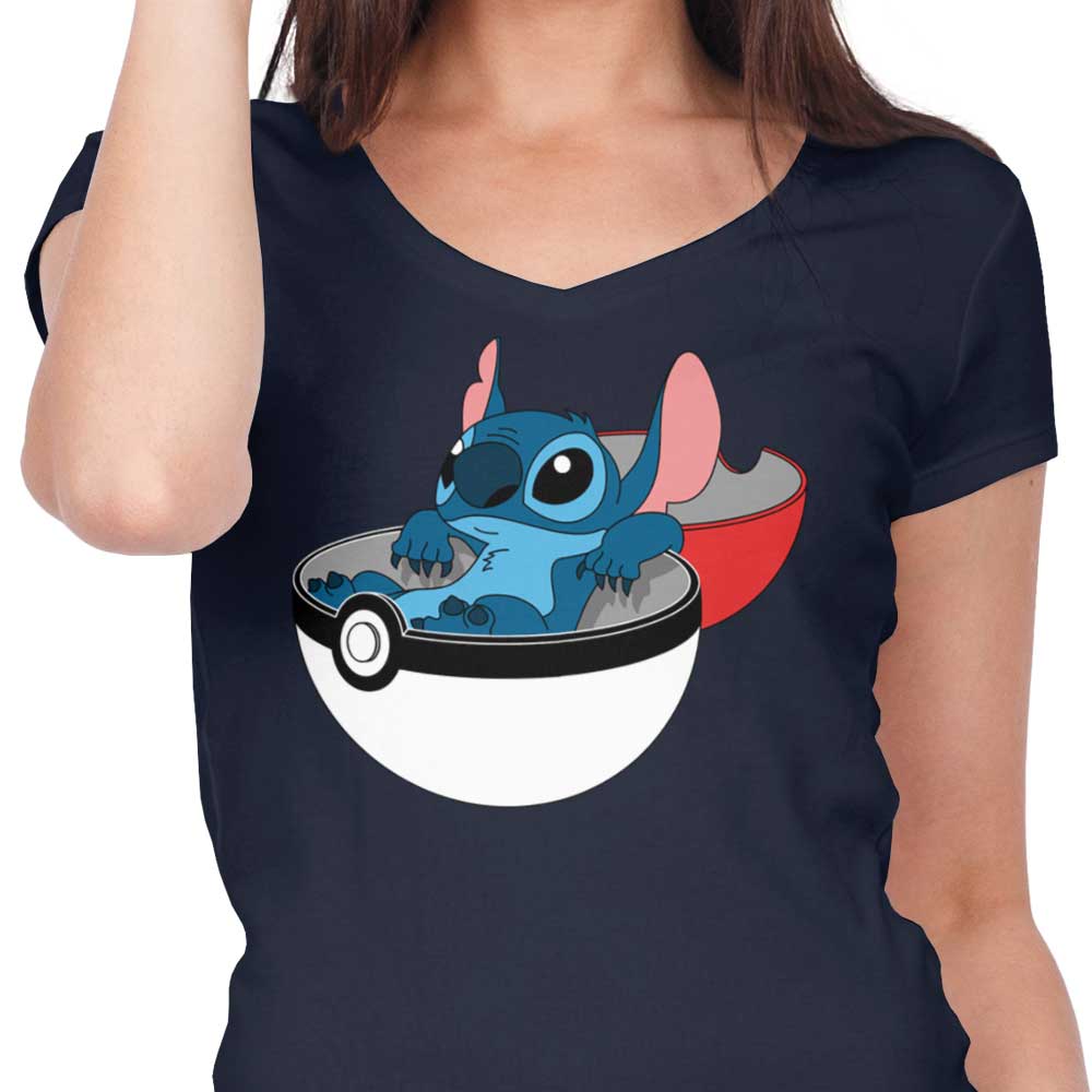 Stylish Women's V-Neck by Lilsquiggle - Style 626