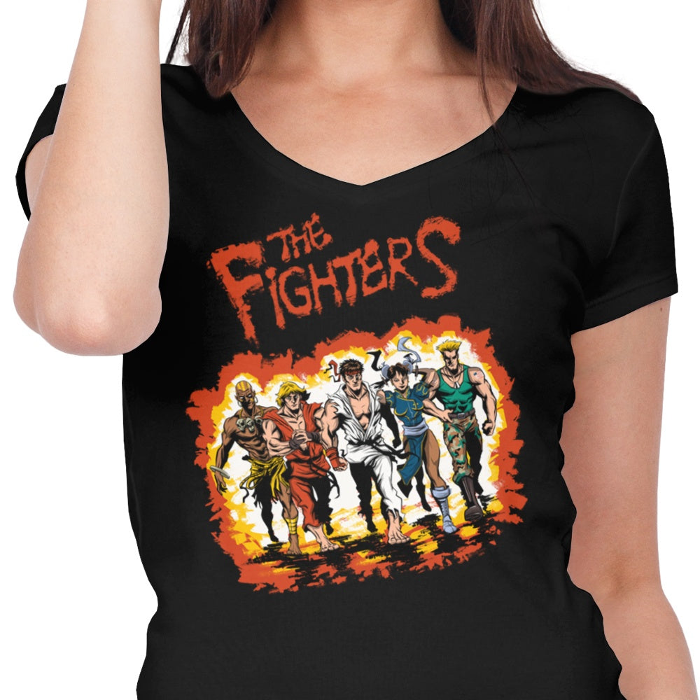Women's V-Neck T-Shirts - The Fighters Collection