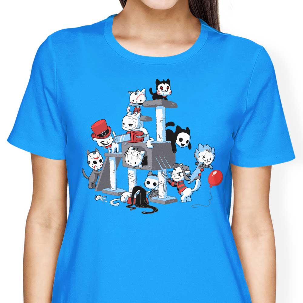 Scary Cat Themed Women's Clothing - T-Shirts and Premium T-Shirts