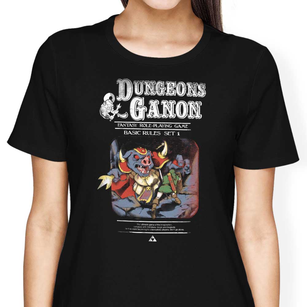 Women's Dungeons and Ganon Themed Apparel - T-Shirts and Premium T-Shirts