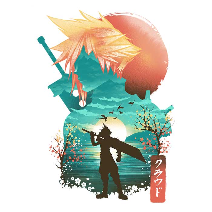 Dandingeroz's Cloud Ukiyo-e Women's Fashion Apparel - T-Shirts and Premium T-Shirts
